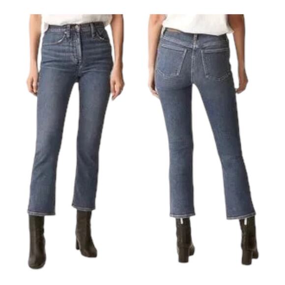 Madewell Cali Demi-Boot Jeans in Glenside Wash Size 24 - Picture 6 of 11